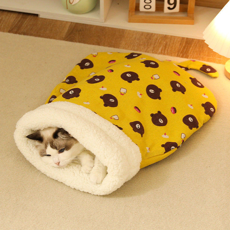Cama cueva para gatos con interior afelpado | GATOKOOL