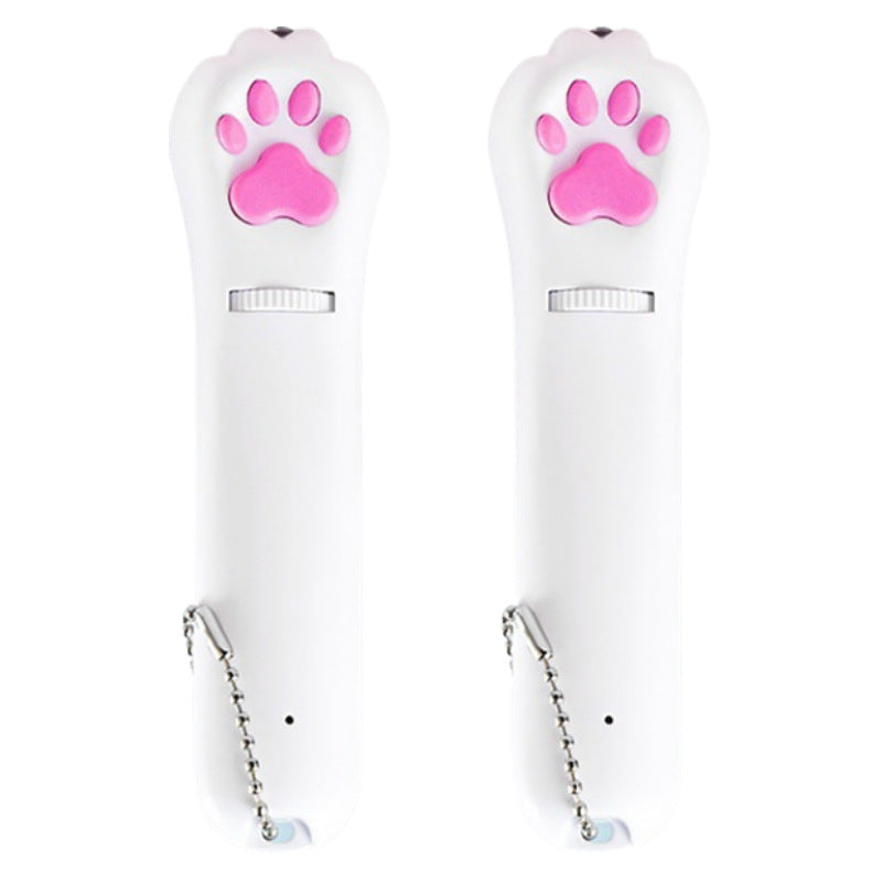 Puntero láser USB para gatos con luz UV y llavero | GATOKOOL