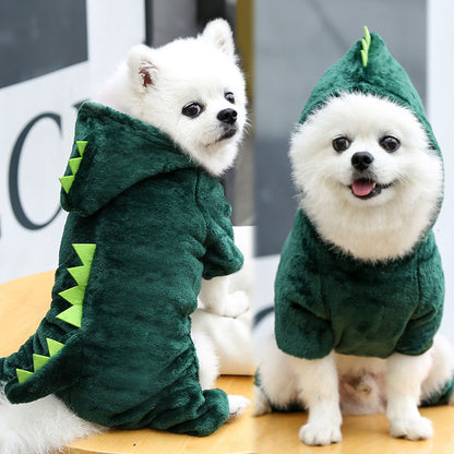 Disfraz de dinosaurio para gatos y perros pequeños | GATOKOOL
