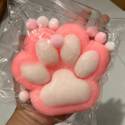 Squishy sensorial de patita de gato transparente | GATOKOOL