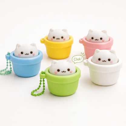 Llavero clicker de gato impreso en 3D | GATOKOOL