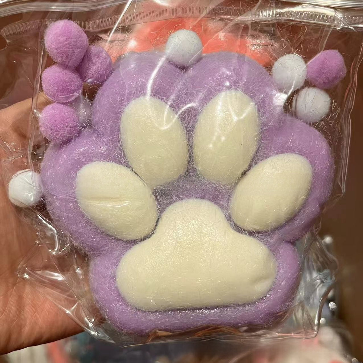 Squishy sensorial de patita de gato transparente | GATOKOOL