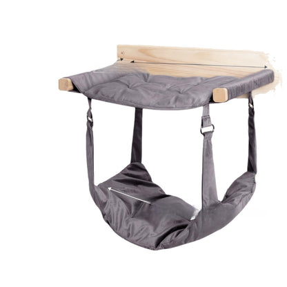 Cama para gatos de madera con hamaca | GATOKOOL