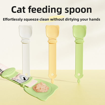 Dispensador manual de snacks cremosos para gatos | GATOKOOL