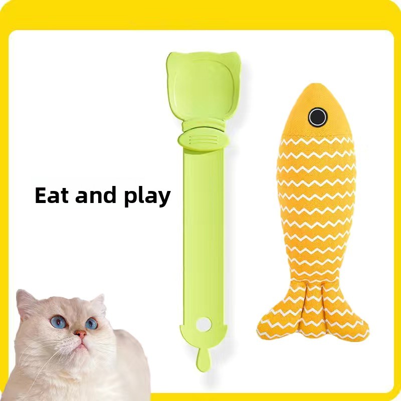Dispensador manual de snacks cremosos para gatos | GATOKOOL