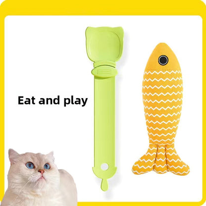 Dispensador manual de snacks cremosos para gatos | GATOKOOL