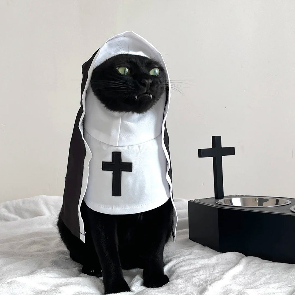 Disfraz de monja para gatos | GATOKOOL