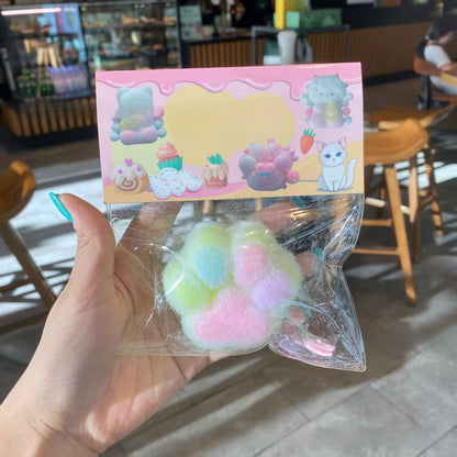 Squishy de gel con forma de patita de gato de 7 o 12 cm | GATOKOOL