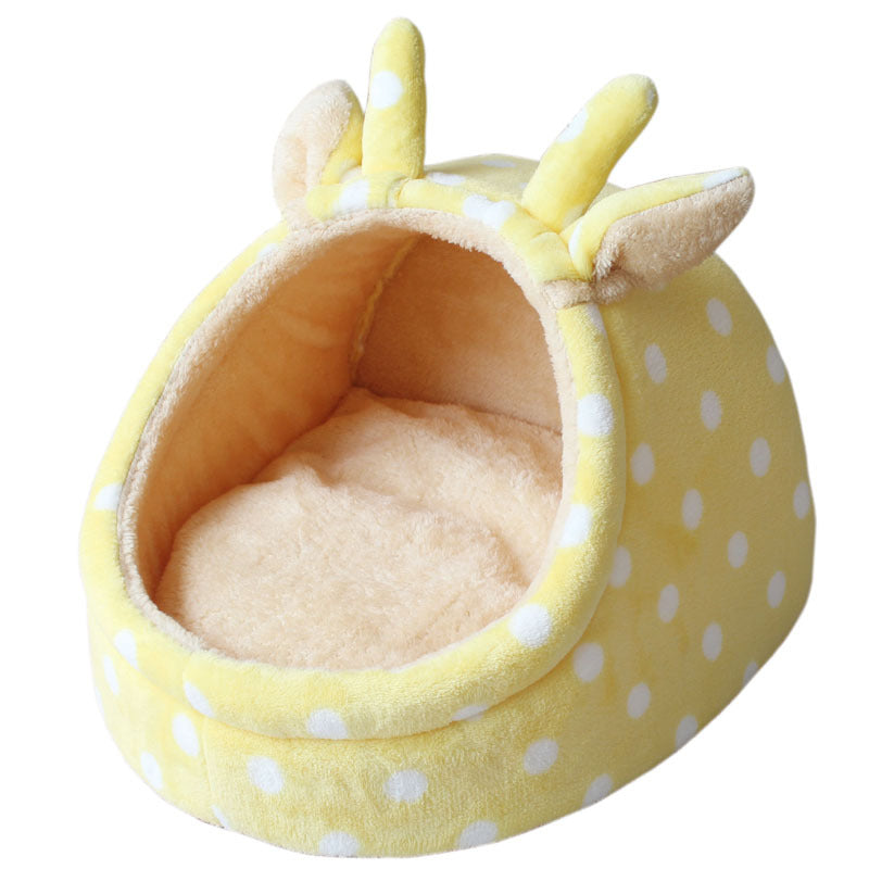 Cama casita para gatos con estampados | GATOKOOL