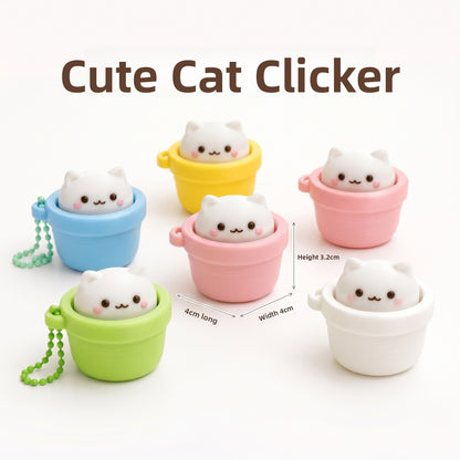 Llavero clicker de gato impreso en 3D | GATOKOOL