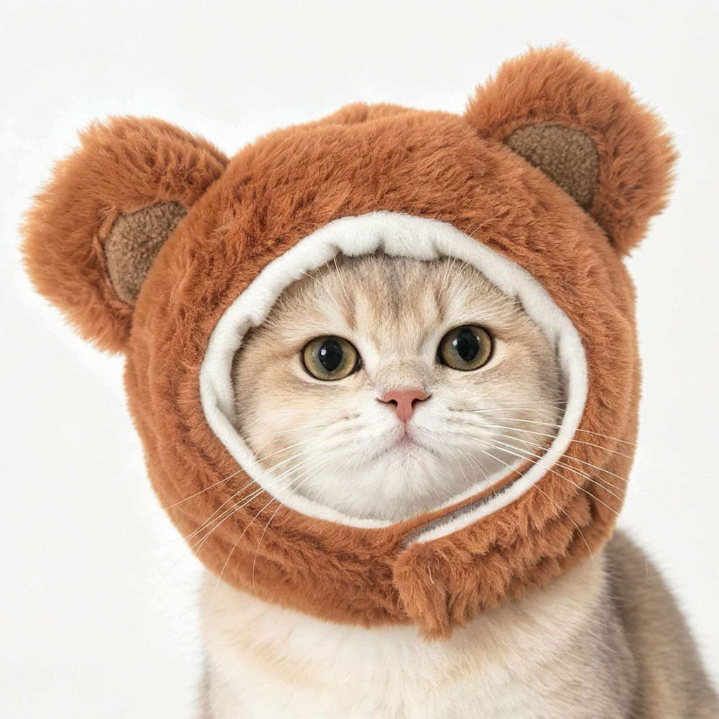 Gorro para gatos con diseño de osito | GATOKOOL