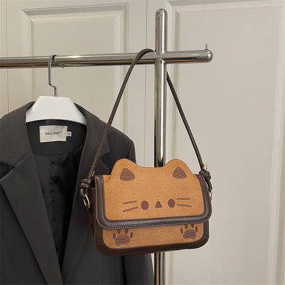 Bolso bandolera con diseño de gato tostada | GATOKOOL