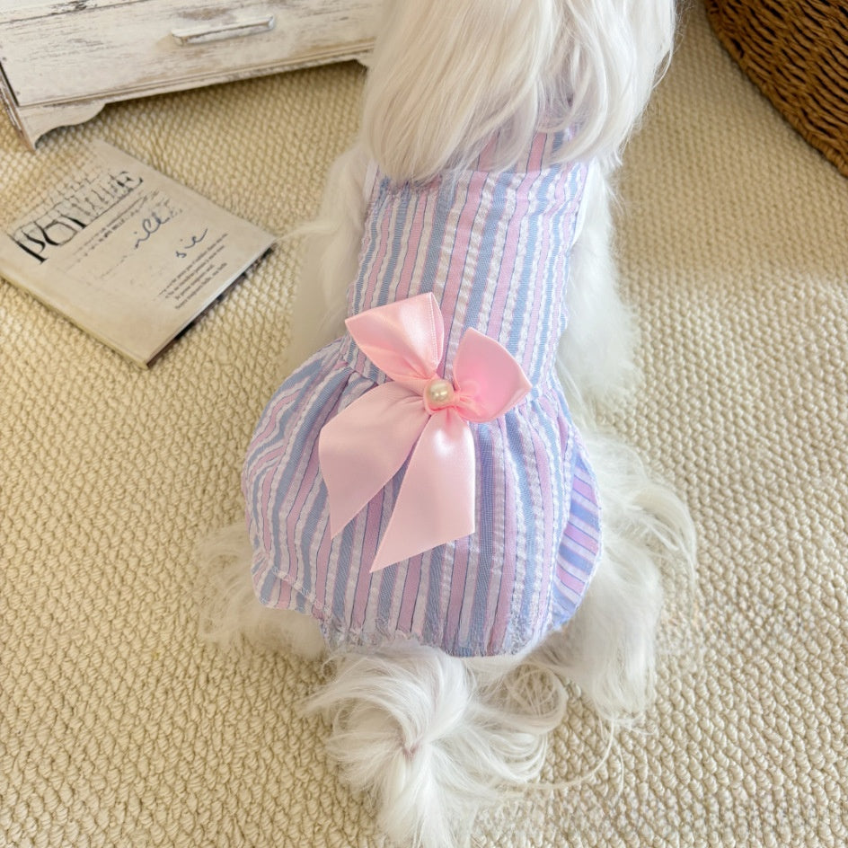Vestido para gatos con cuadros y rayas | GATOKOOL