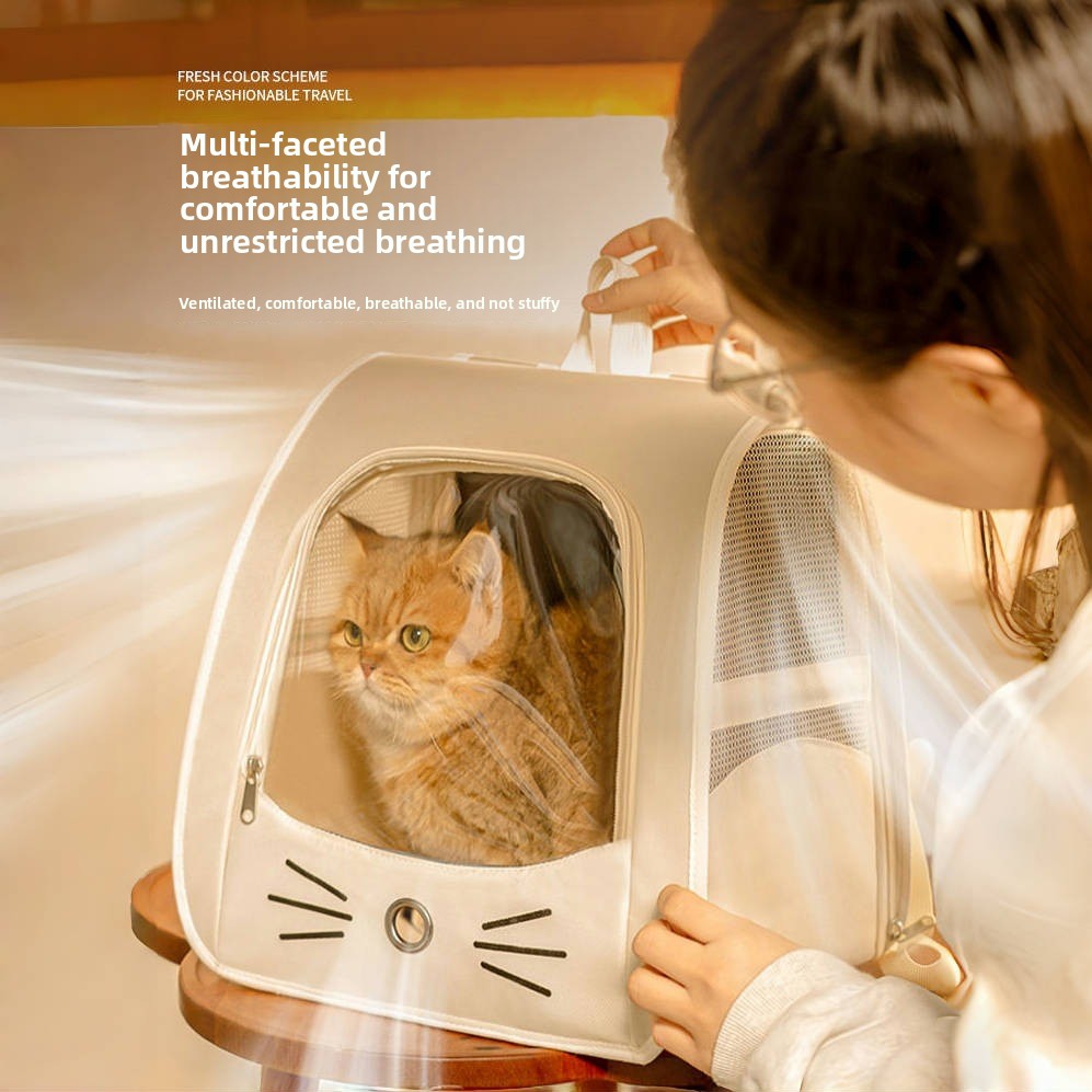 Mochila transportín plegable para gatos de 40 L | GATOKOOL