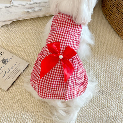 Vestido para gatos con cuadros y rayas | GATOKOOL
