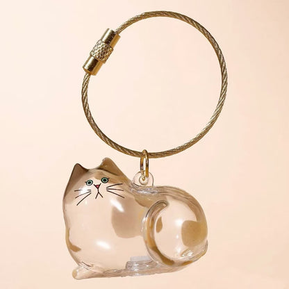 Llavero cápsula para guardar pelo de tu gato | GATOKOOL