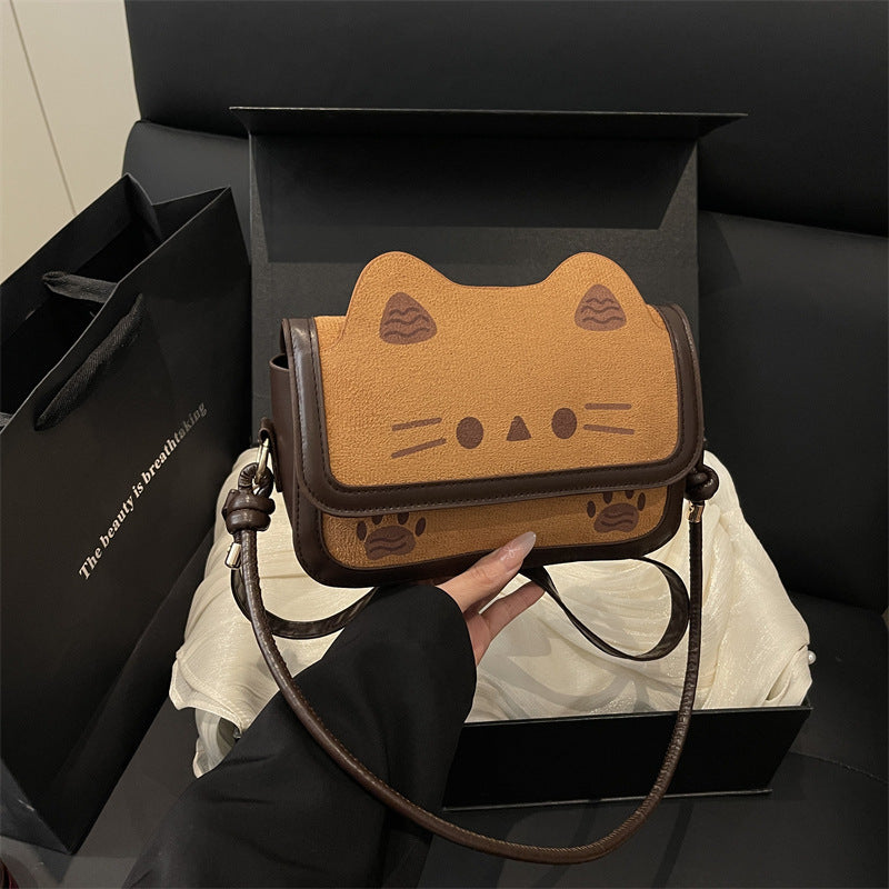 Bolso bandolera con diseño de gato tostada | GATOKOOL