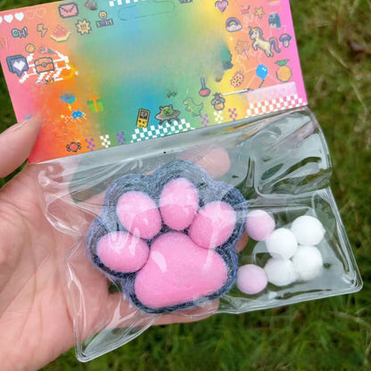 Squishy de gel con forma de patita de gato de 7 o 12 cm | GATOKOOL