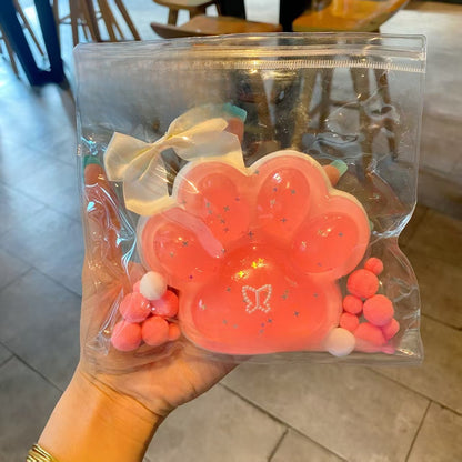Squishy de gel con forma de patita de gato de 7 o 12 cm | GATOKOOL