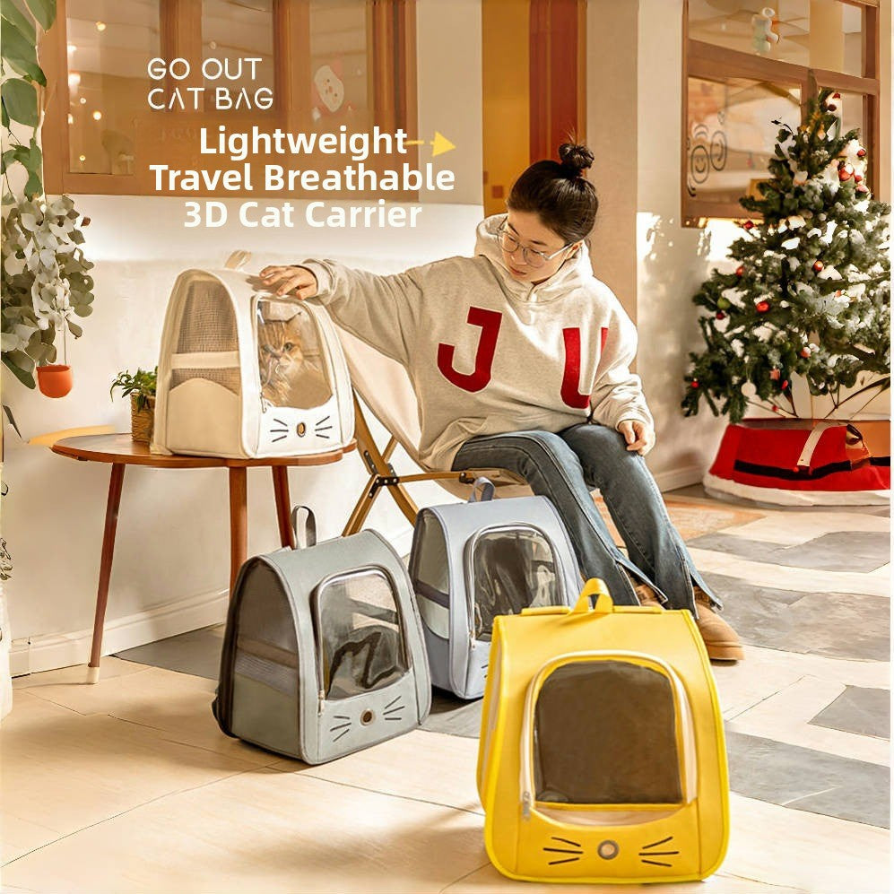Mochila transportín plegable para gatos de 40 L | GATOKOOL