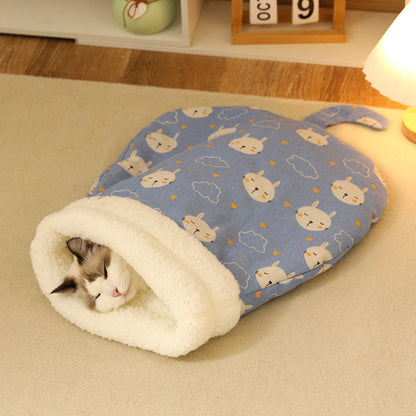 Cama cueva para gatos con interior afelpado | GATOKOOL