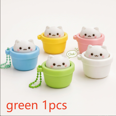 Llavero clicker de gato impreso en 3D | GATOKOOL