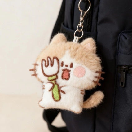 Llavero de gato de peluche con sonido de 10 cm | GATOKOOL