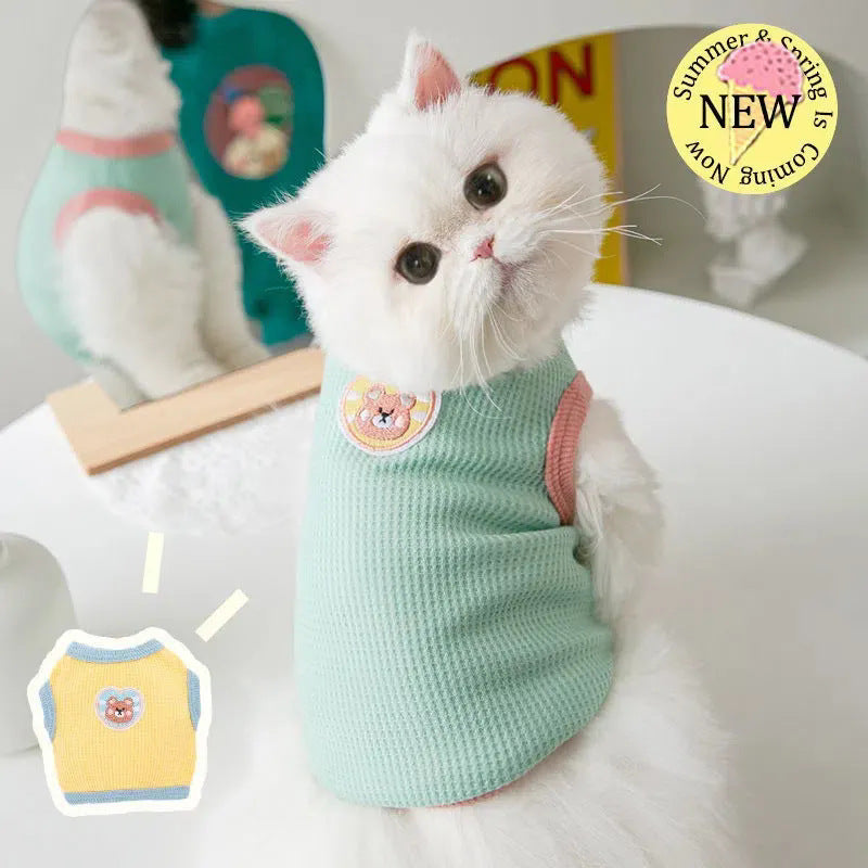 Chaleco estampado para gatos y perros pequeños | GATOKOOL