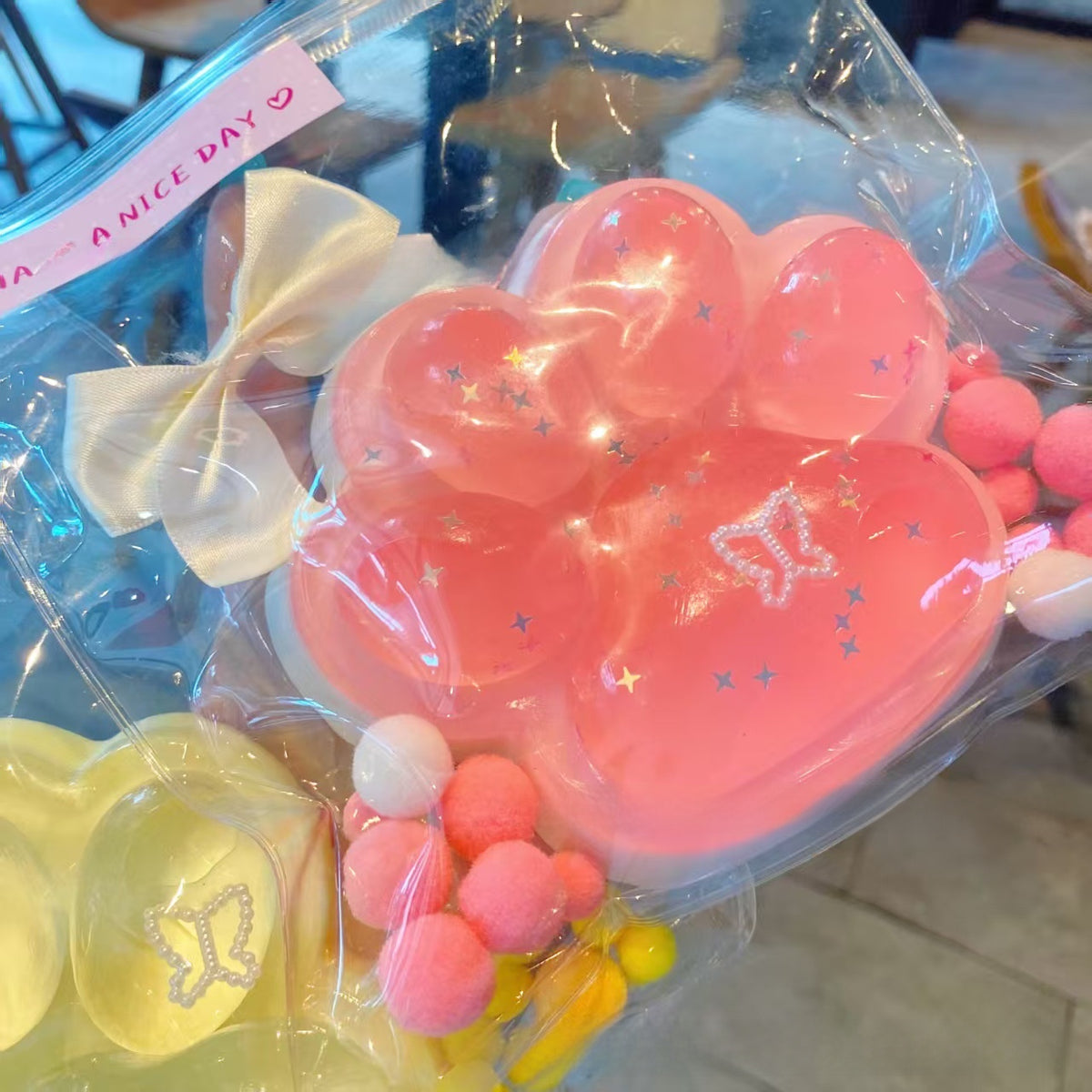 Squishy de gel con forma de patita de gato de 7 o 12 cm | GATOKOOL