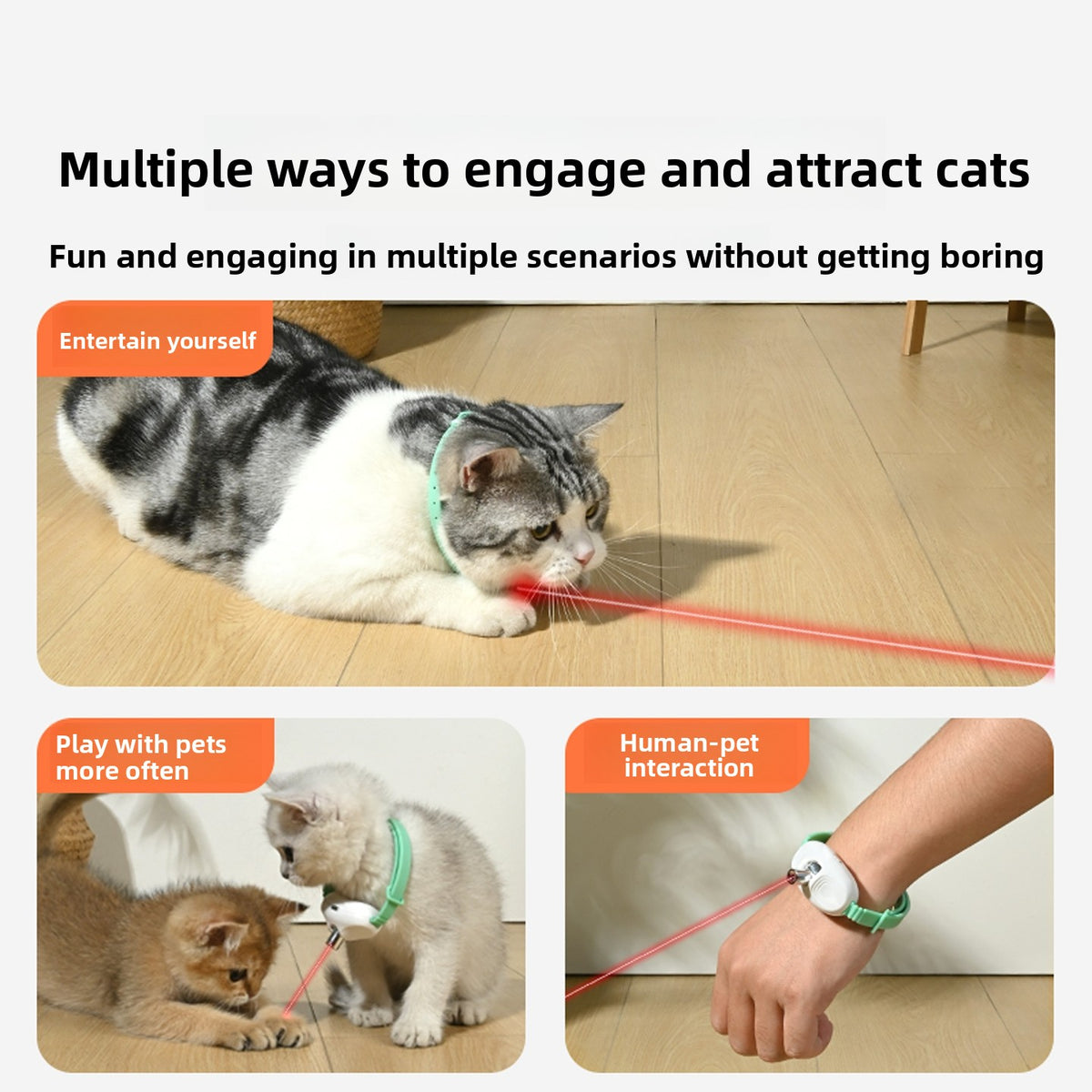 Puntero láser recargable para gatos de 45 g | GATOKOOL