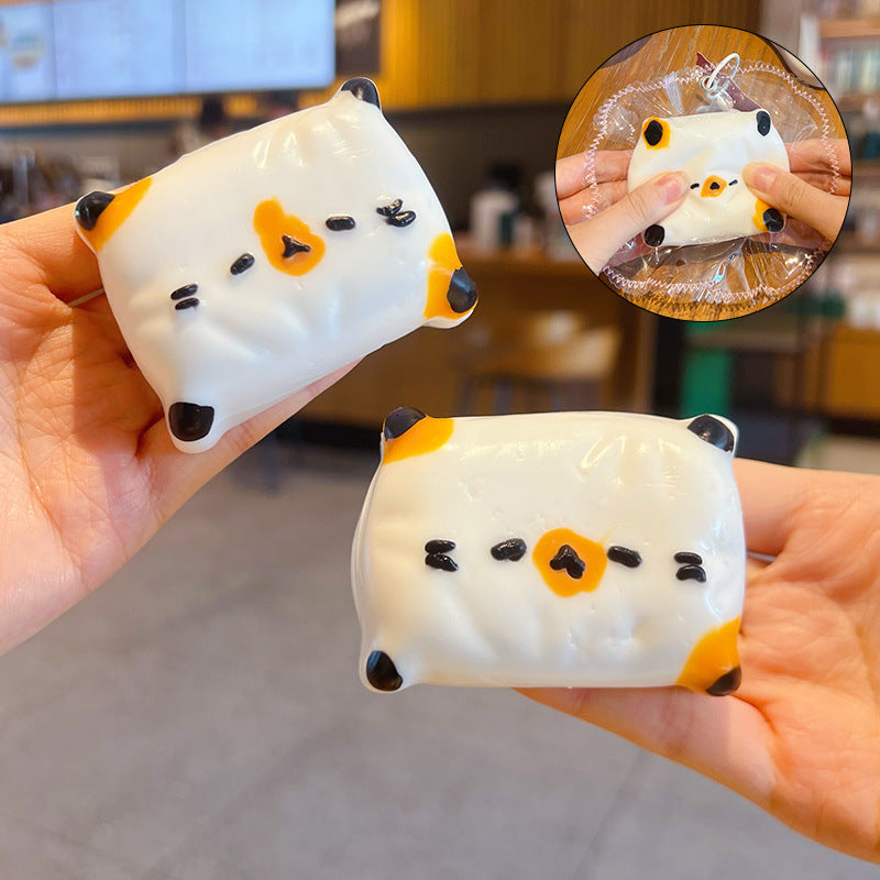 Squishy de silicona con gato tumbado | GATOKOOL