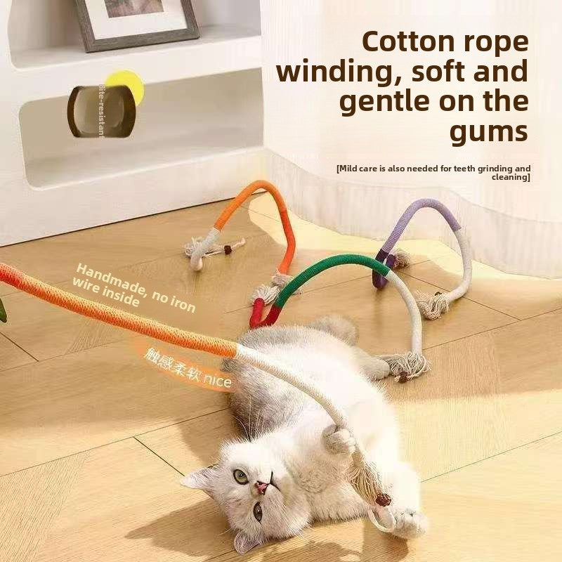 Cuerda de juego para gatos con nudos | GATOKOOL