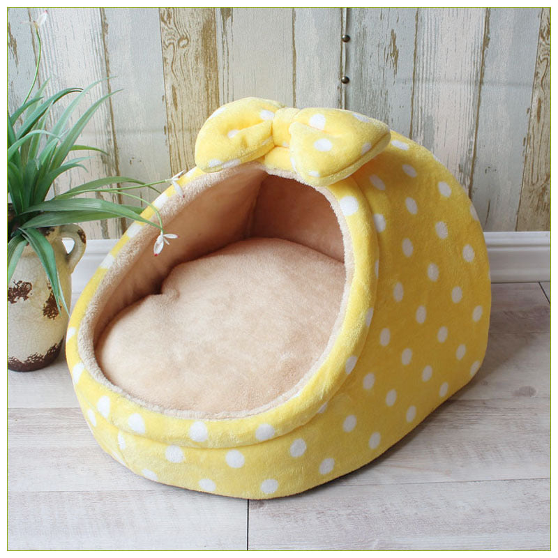 Cama casita para gatos con estampados | GATOKOOL