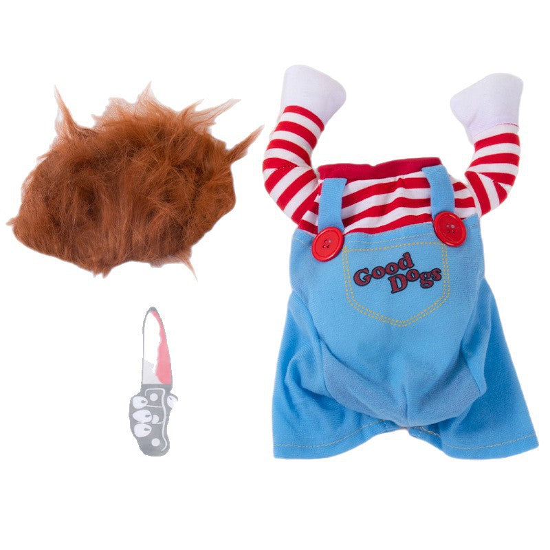 Disfraz de Halloween para gatos con cuchillo de atrezo | GATOKOOL