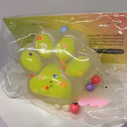 Squishy sensorial de patita de gato transparente | GATOKOOL
