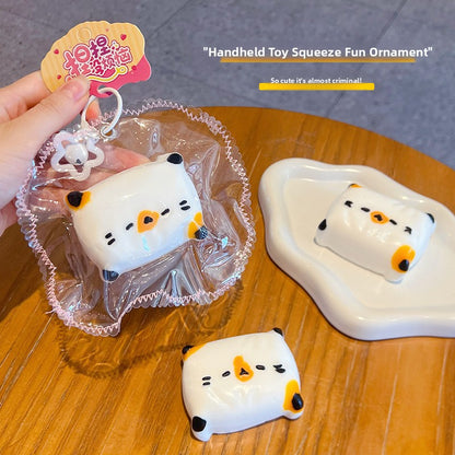 Squishy de silicona con gato tumbado | GATOKOOL