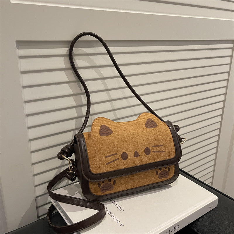 Bolso bandolera con diseño de gato tostada | GATOKOOL