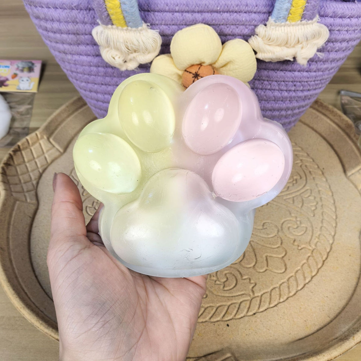 Squishy de gel con forma de patita de gato de 7 o 12 cm | GATOKOOL