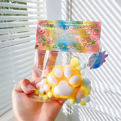 Squishy de gel con forma de patita de gato de 7 o 12 cm | GATOKOOL