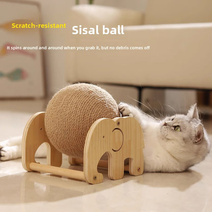 Pelota rascadora de sisal para gatos | GATOKOOL