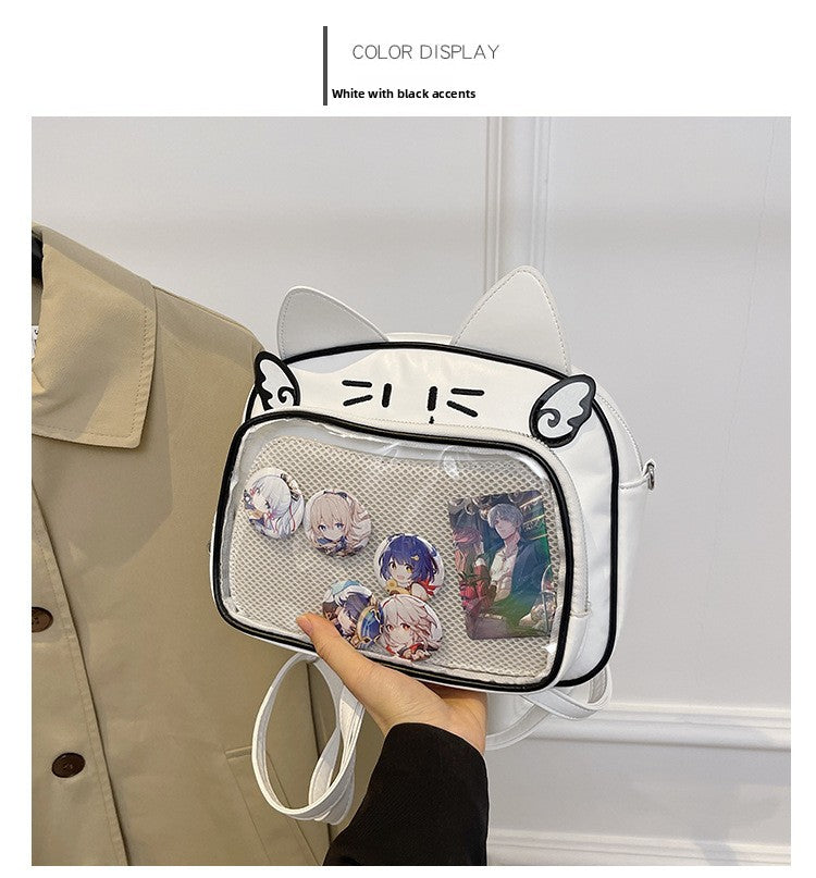 Bolso bandolera de gato mecánico estilo Y2K | GATOKOOL