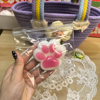 Squishy de gel con forma de patita de gato de 7 o 12 cm | GATOKOOL
