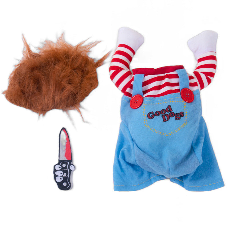 Disfraz de Halloween para gatos con cuchillo de atrezo | GATOKOOL