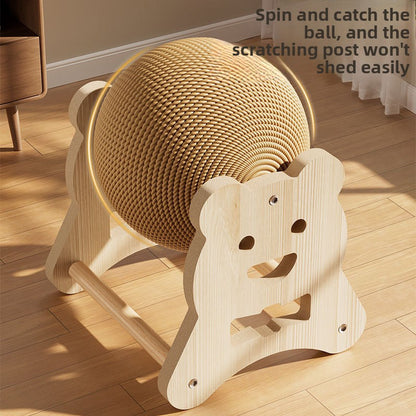 Pelota rascadora de sisal para gatos | GATOKOOL
