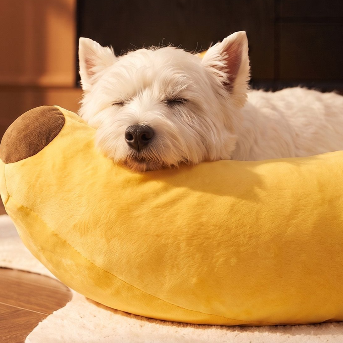 Cama para gatos con forma de plátano | GATOKOOL