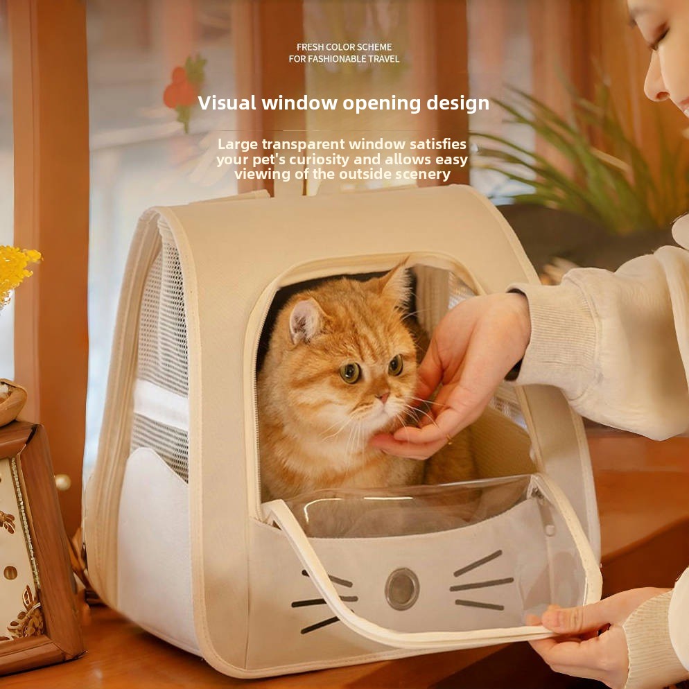 Mochila transportín plegable para gatos de 40 L | GATOKOOL