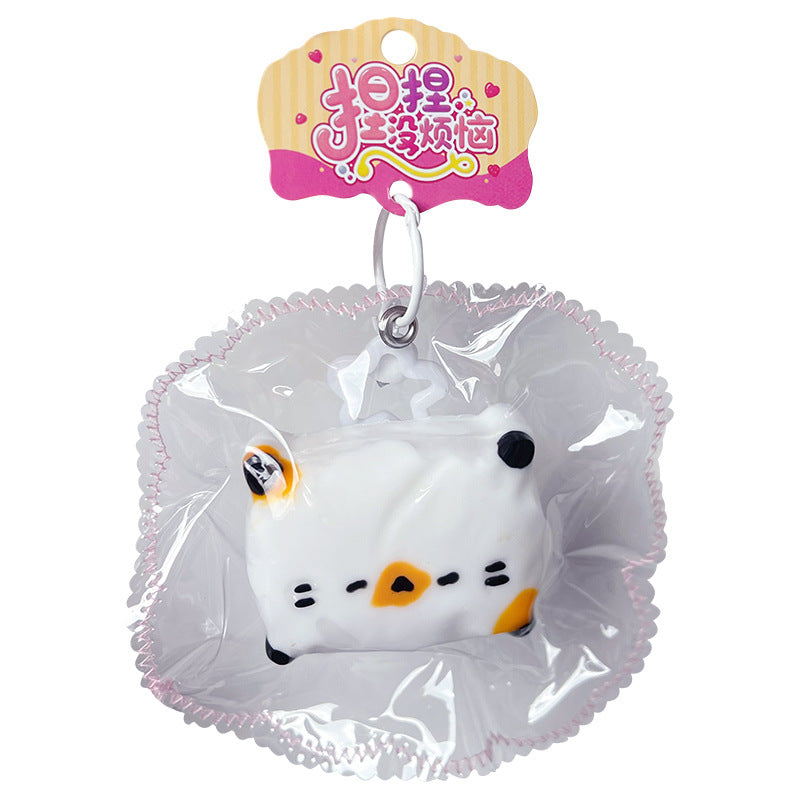 Squishy de silicona con gato tumbado | GATOKOOL