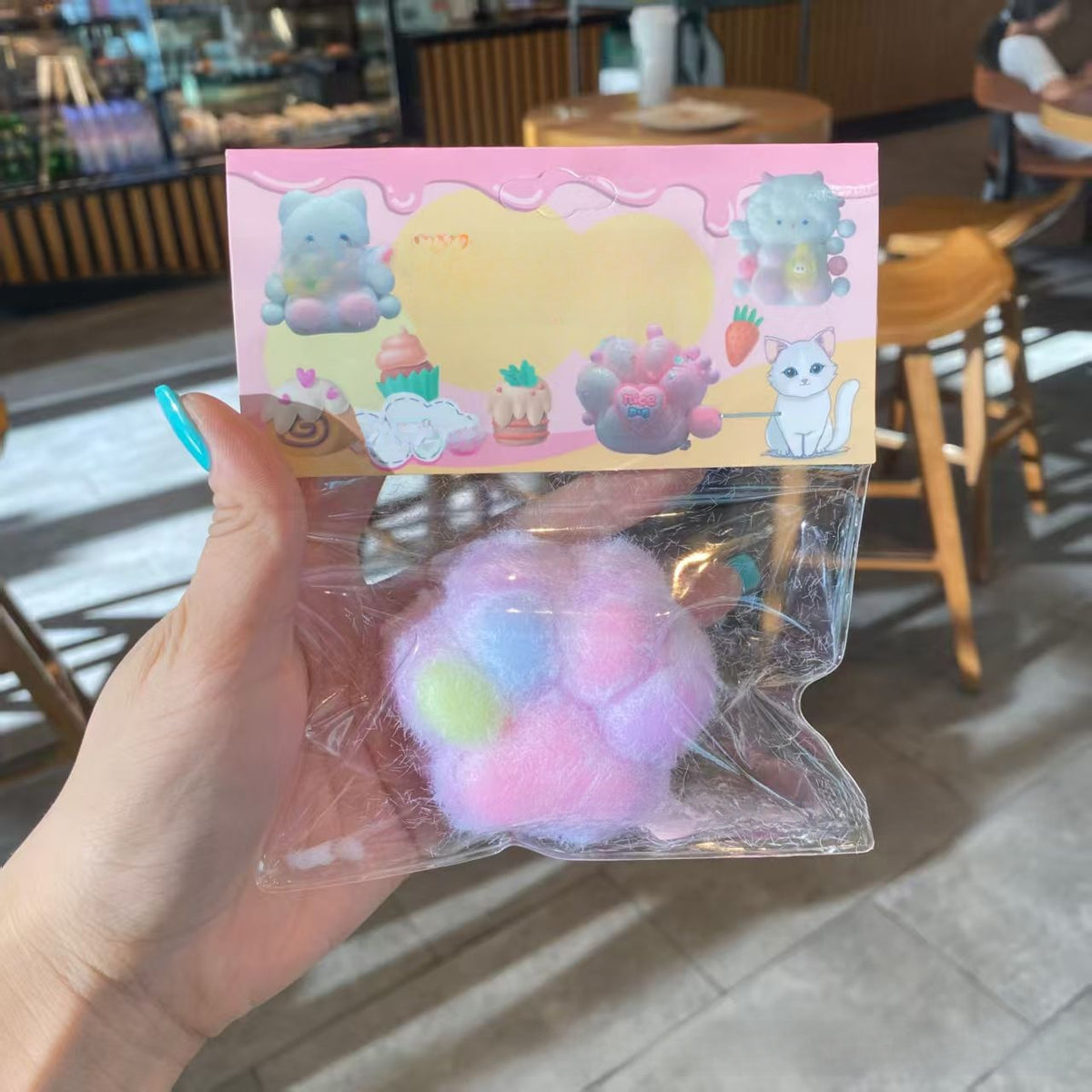 Squishy de gel con forma de patita de gato de 7 o 12 cm | GATOKOOL