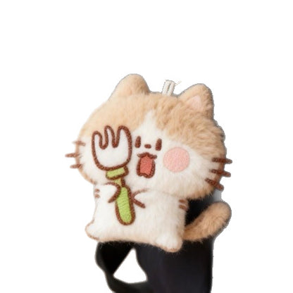 Llavero de gato de peluche con sonido de 10 cm | GATOKOOL