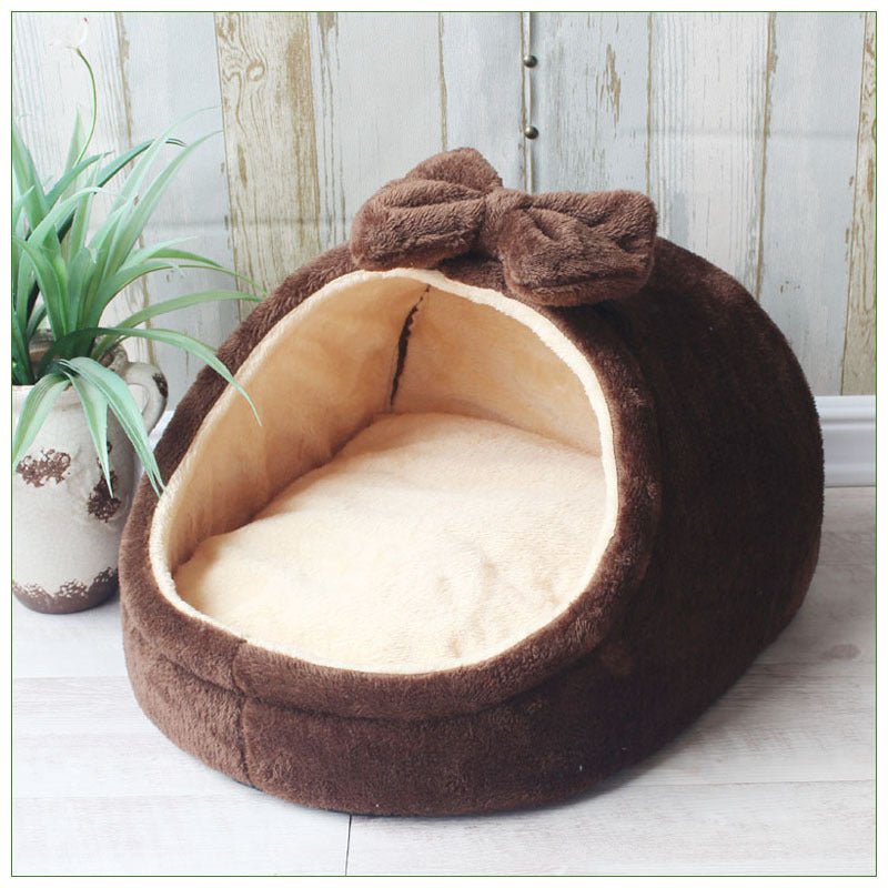 Cama casita para gatos con estampados | GATOKOOL